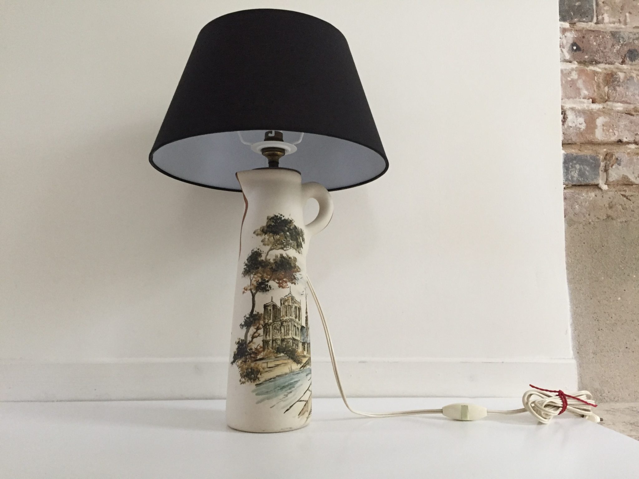 LAMPE Années 60 par CAZALAS Céramique VINTAGE - BrocNshop