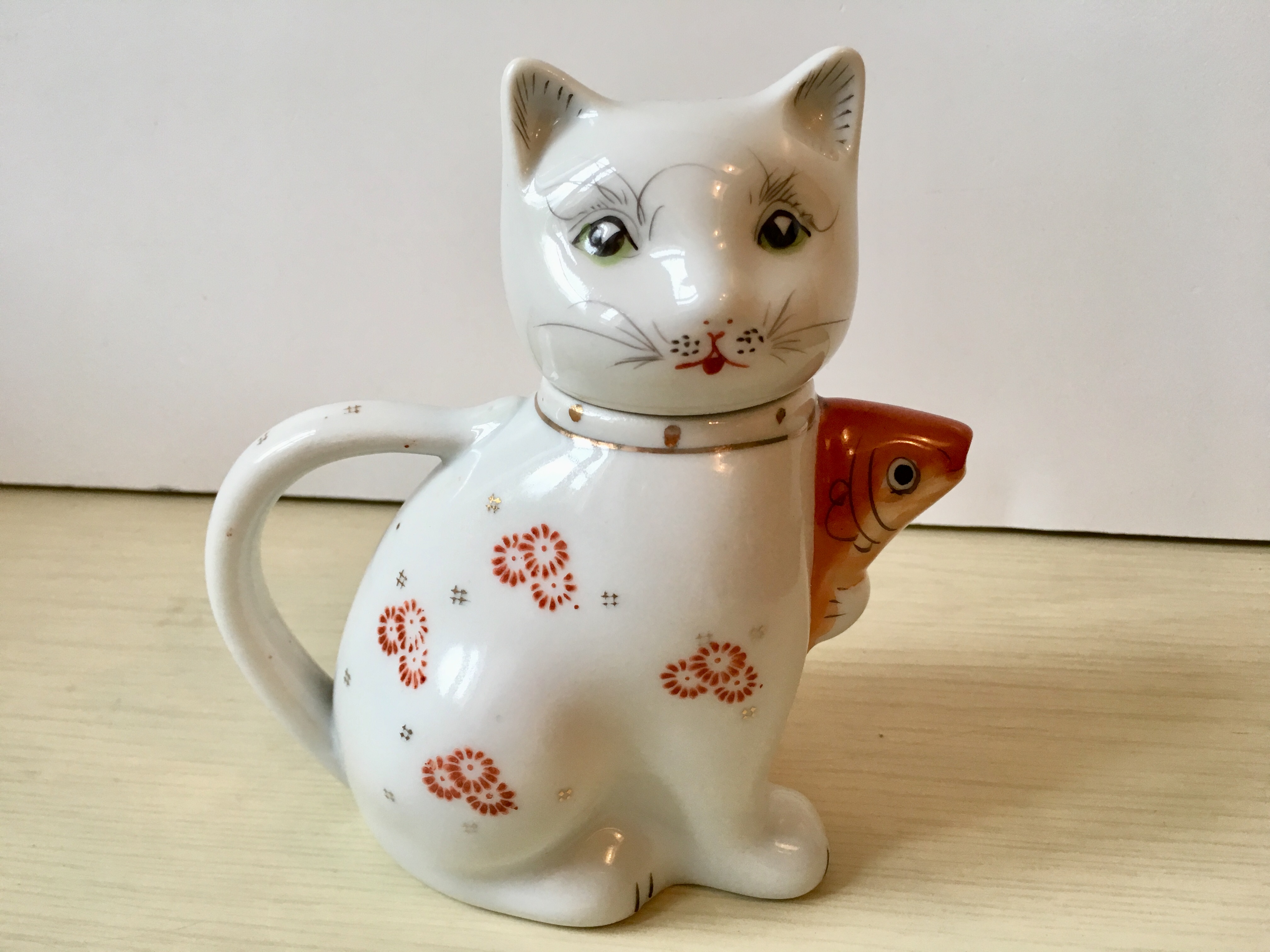 Theiere Chat Porcelaine Brocnshop